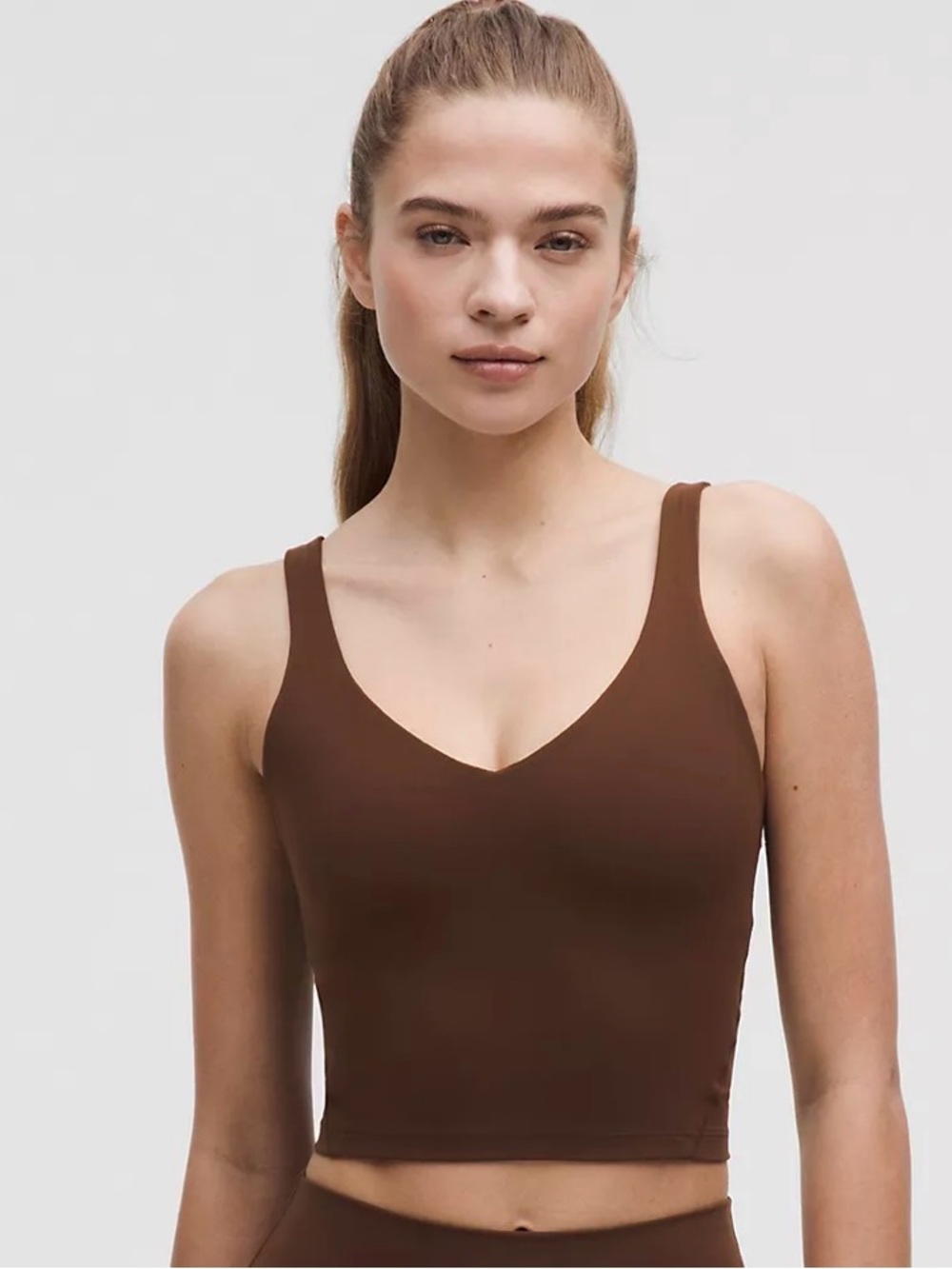 Lululemon Align Tank RTDB Roasted Brown 2 size